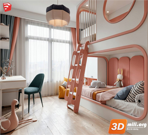 Children Room Scenes Skp FIles 